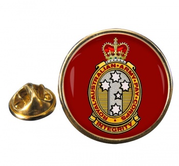 Royal Australian Army Pay Corps Round Pin Badge