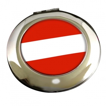 Flagge Osterreichs (Austria) Round Mirror