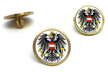 Austrian State Flag Golf Ball Marker