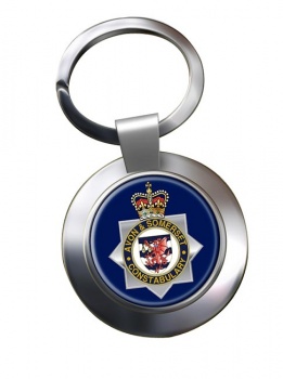 Avon and Somerset Constabulary Chrome Key Ring