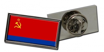 Azerbaijan Soviet Flag Pin Badge