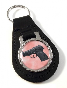 Beretta 9000 Leather Key Fob