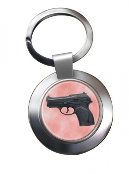 Beretta 9000 Chrome Key Ring