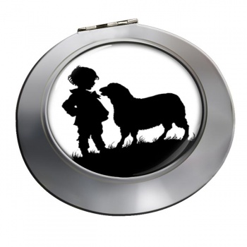 Baa Baa Black Sheep Chrome Mirror