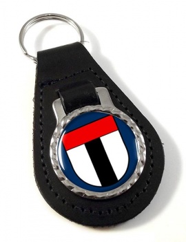 Baden (Switzerland) Leather Key Fob