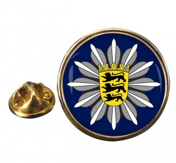 Polizei Baden-Wurttemberg Round Pin Badge