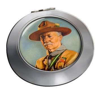 Robert Baden-Powell Chrome Mirror