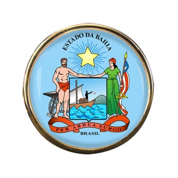 Bahia (Brazil) Round Pin Badge
