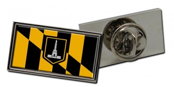 Baltimore MD Flag Pin Badge