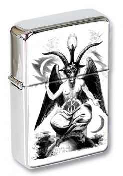 Baphomet Flip Top Lighter