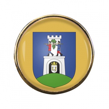 Baranya County Round Pin Badge