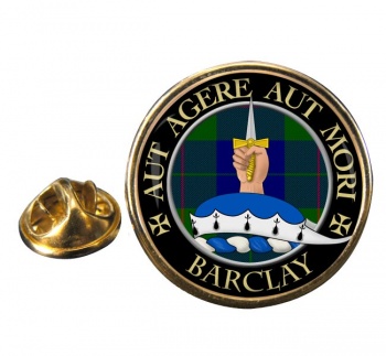 Barclay Scottish Clan Round Pin Badge