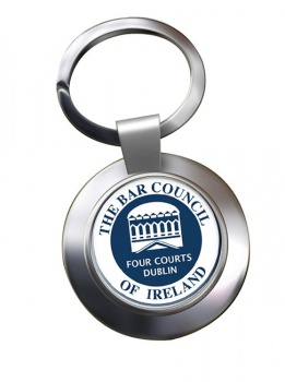 Bar Council of Ireland Chrome Key Ring