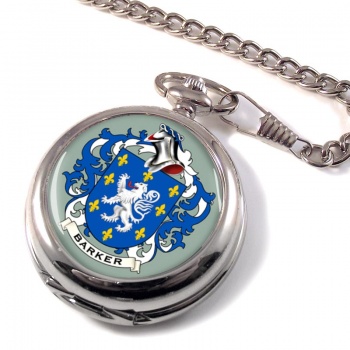 Barker Coat of Arms Pocket Watch