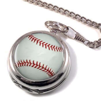 Baseball Ball Pocket Watch