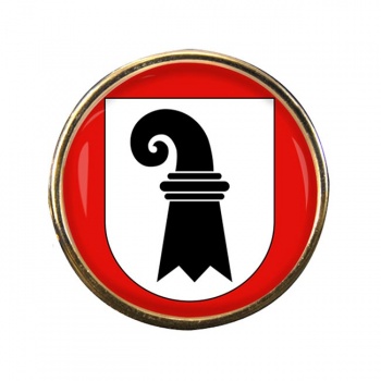 Basel-Stadt (Switzerland) Round Pin Badge