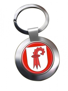 Basel-Landschaft (Switzerland) Metal Key Ring