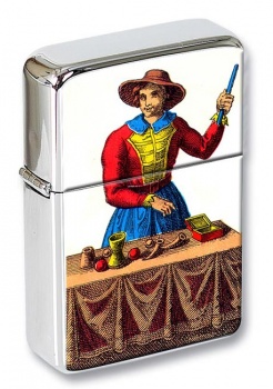 Le Bateleur (The Magician) Tarot Flip Top Lighter