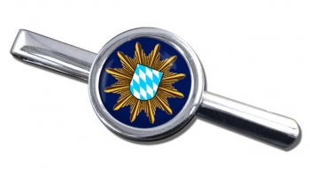 Polizei Bayern Round Tie Clip