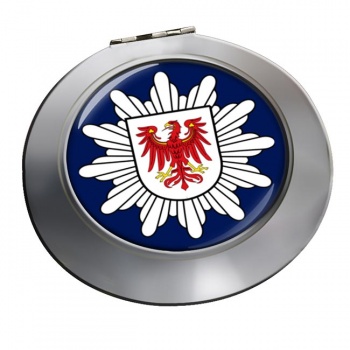 Polizei Brandenburg Chrome Mirror