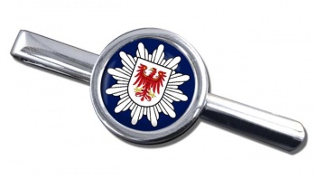 Polizei Brandenburg Round Tie Clip