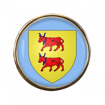 Béarn (France) Round Pin Badge