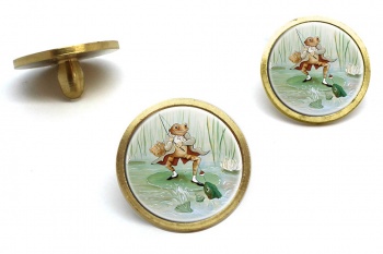 Angling Frog by Beatrix Potter Golf Ball Marker Set