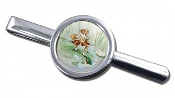 Angling Frog by Beatrix Potter Round Tie Clip