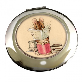 Tailor Mouse by Beatrix Potter Round Mirror