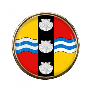 Bedfordshire (England) Round Pin Badge