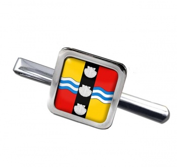 Bedfordshire (England) Square Tie Clip