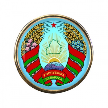 Belarus Round Pin Badge