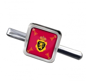 Royaume de la Belgique (Belgium) Square Tie Clip