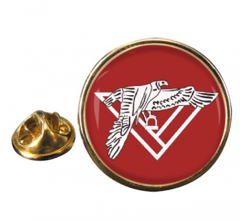 5th Squadron Belgium Air Component Round Pin Badge