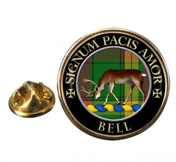 Bell of Provoschaugh Scottish Clan Round Pin Badge