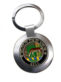 Bell of Provoschaugh Scottish Clan Chrome Key Ring