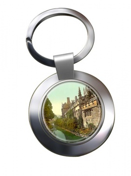Behind Magdalen College Oxford Chrome Key Ring