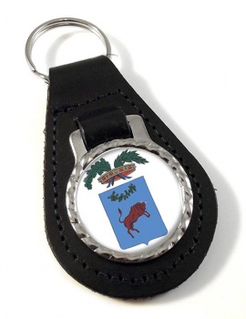 Benevento (Italy) Leather Key Fob