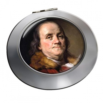 Benjamin Franklin Chrome Mirror