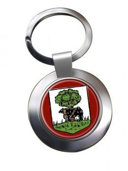 Berwickshire (Scotland) Metal Key Ring