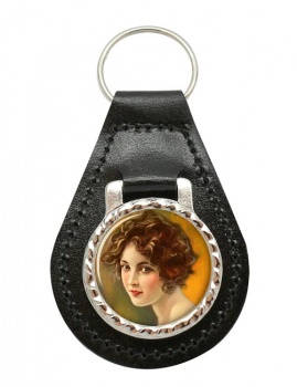 Bessie Love, Silent Movie Star Leather Key Fob