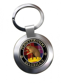 Beveridge Scottish Clan Chrome Key Ring