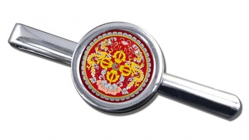 Bhutan Round Tie Clip