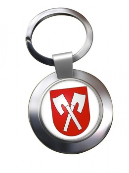 Biel-Bienne (Switzerland) Metal Key Ring