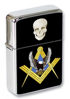 Bikers Masonic Flip Top Lighter