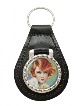 Billie Burke, Silent Film Actress Leather Key Fob