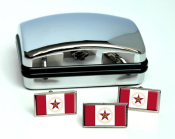 Birmingham AL Flag Cufflink and Tie Pin Set