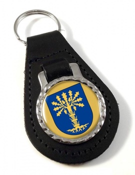 Blekinge (Sweden) Leather Key Fob