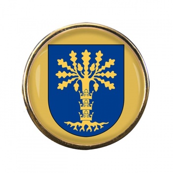 Blekinge (Sweden) Round Pin Badge