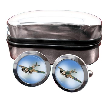 Bristol Blenheim Round Cufflinks